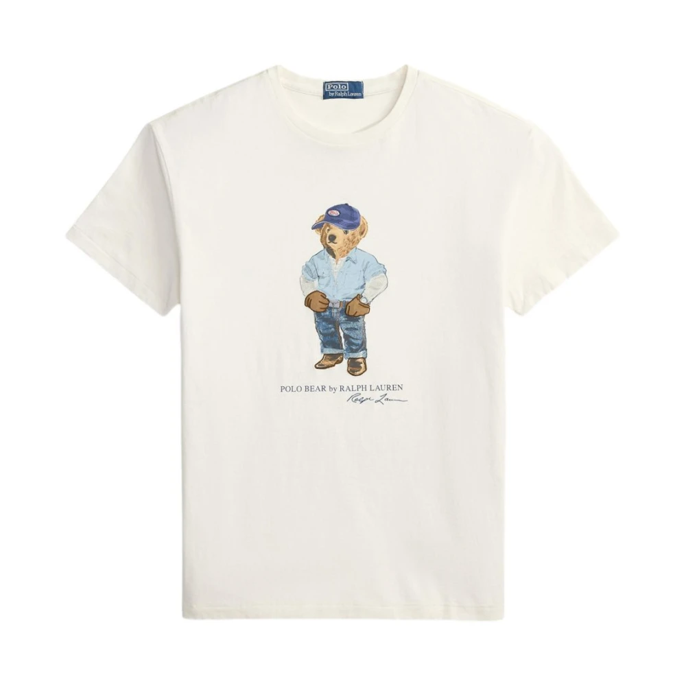 Polo Ralph Lauren Men's White T-Shirts, L, T-Shirts And Polos