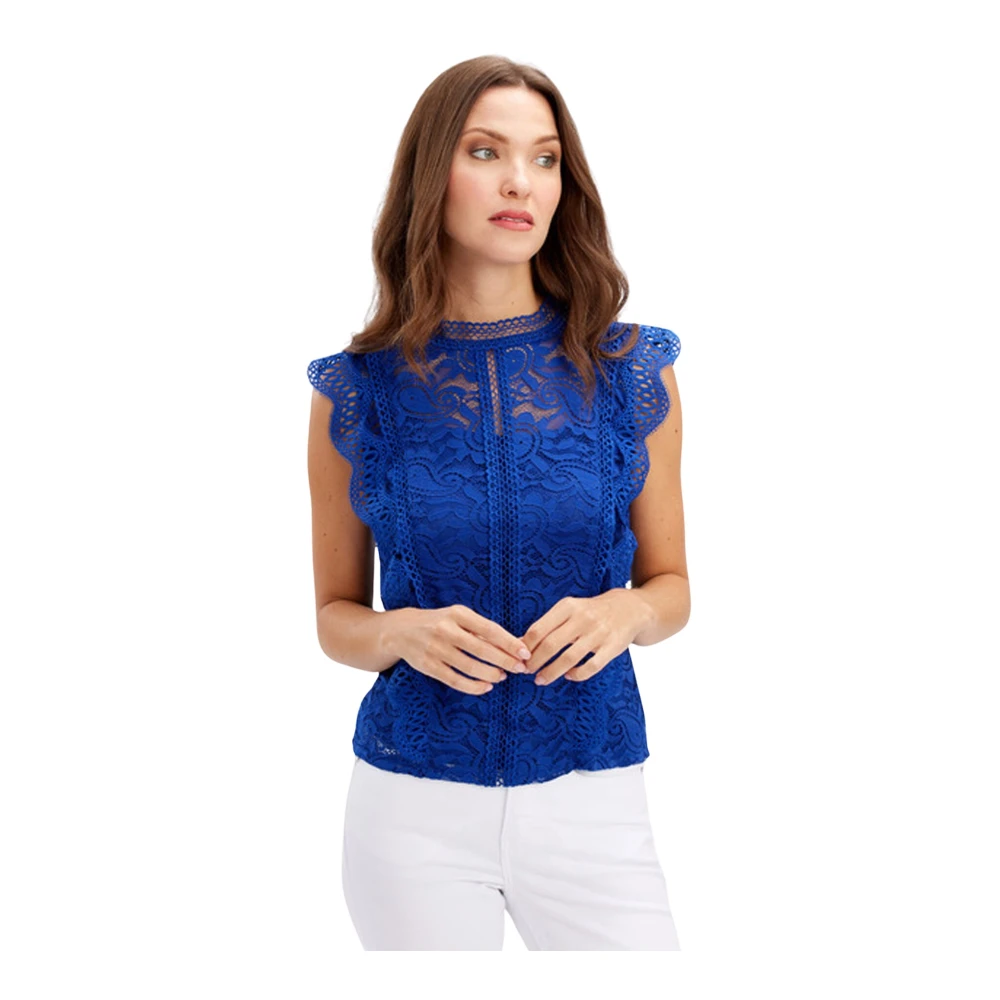 Frank Lyman Blouses Blue Dames