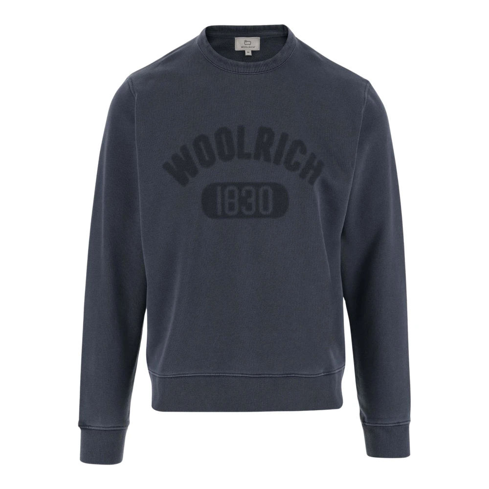 Woolrich Sweatshirts Hoodies Blue Heren