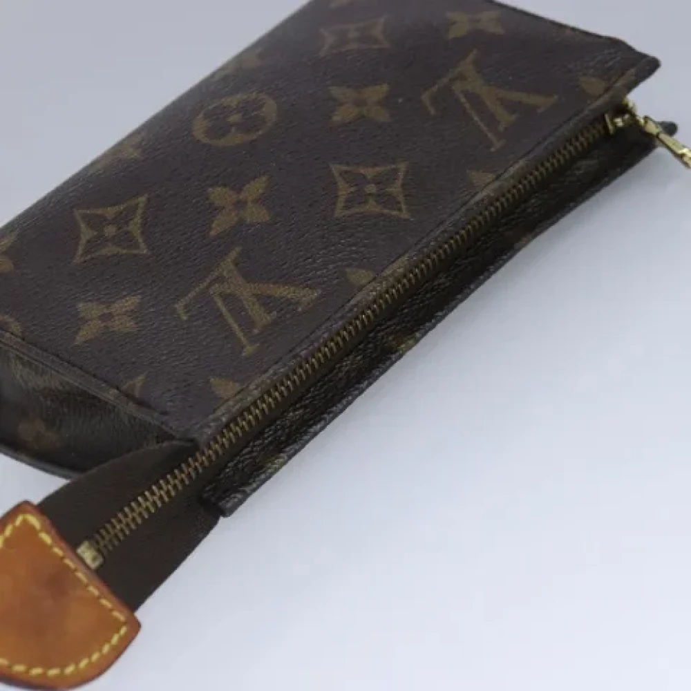 Louis Vuitton Vintage Pre-owned Canvas pouches Brown Dames