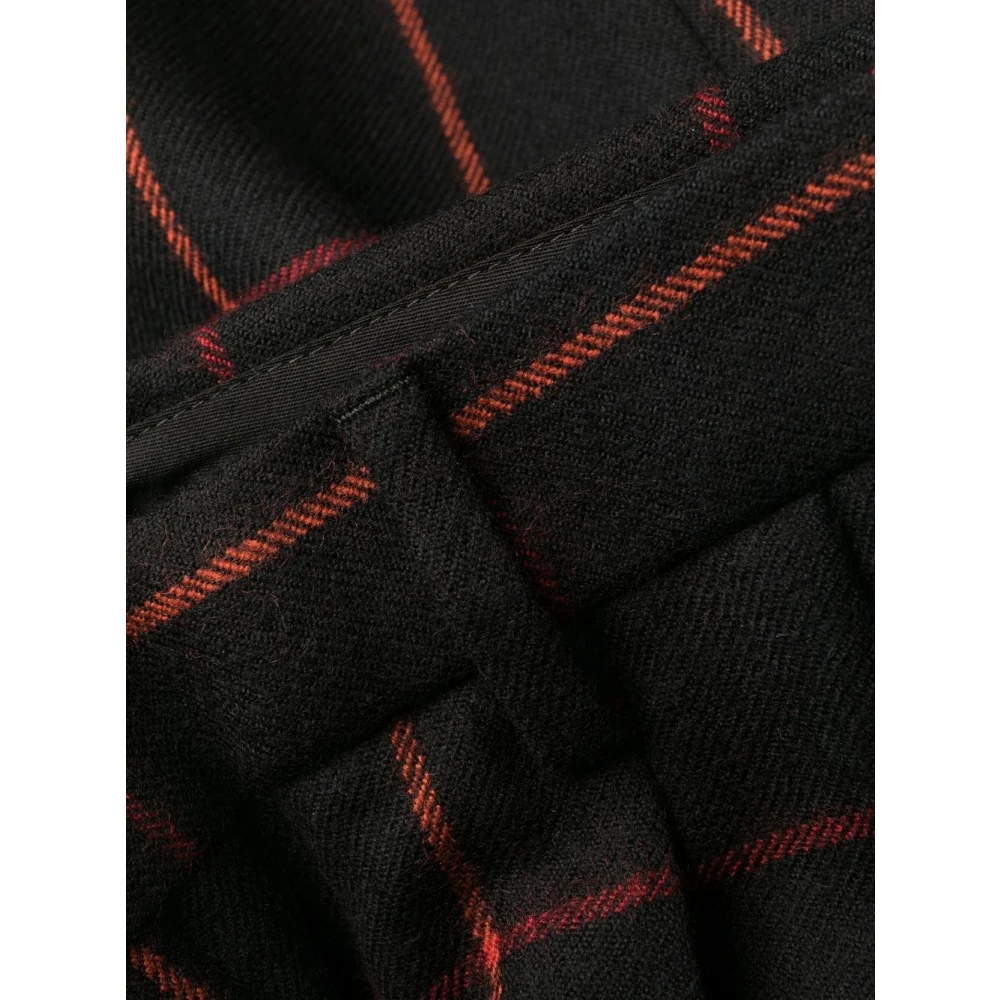 Gucci Regular-Fit Geruite Broek Black Heren