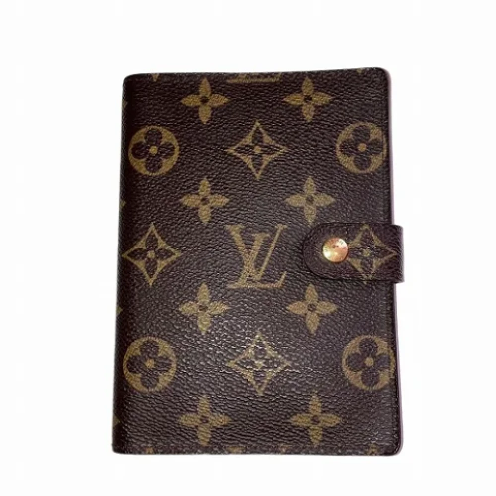 Louis Vuitton Vintage Pre-owned Canvas home-office Brown Dames