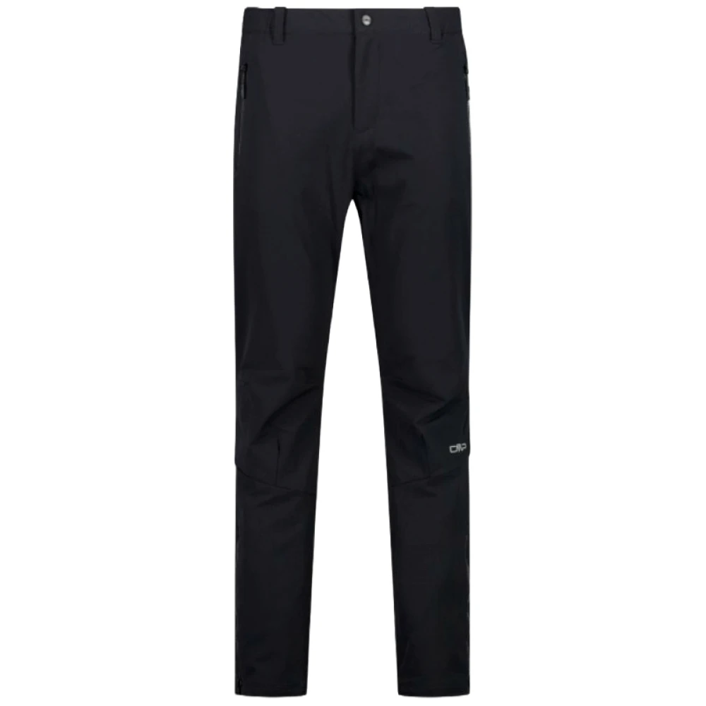 Cmp Men's Black Elasticated Trousers Water Repellent