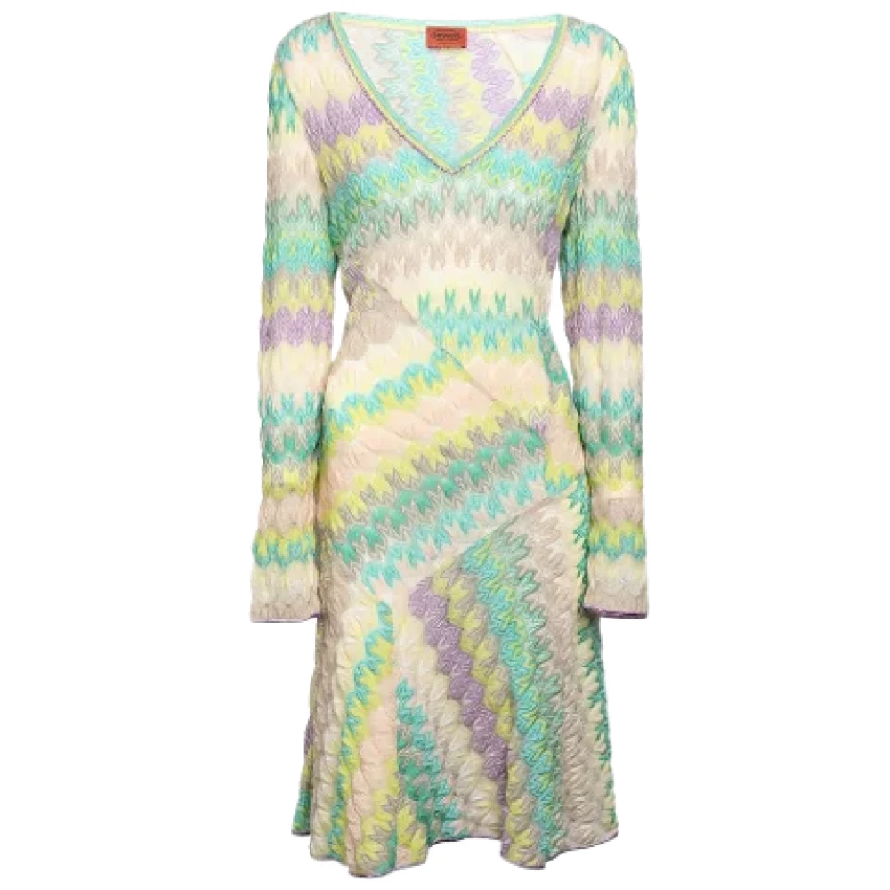 Missoni Pre-owned Knit dresses Multicolor Dames