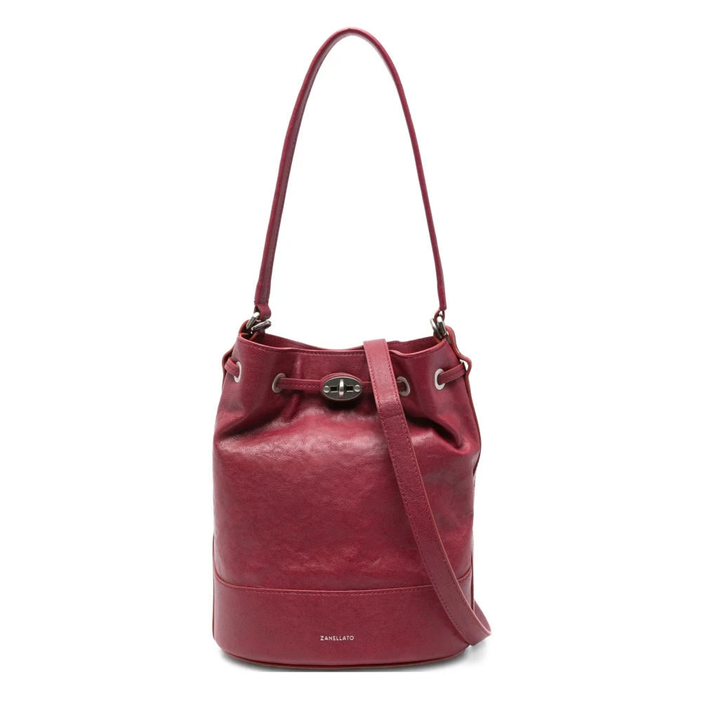 Zanellato Women's Red Mondà Small Bucket Bag - Bucket Bags - One Size - Bags