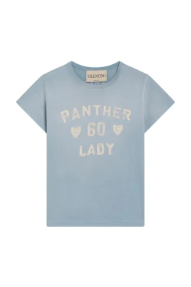 T-shirt i tryckt bomull