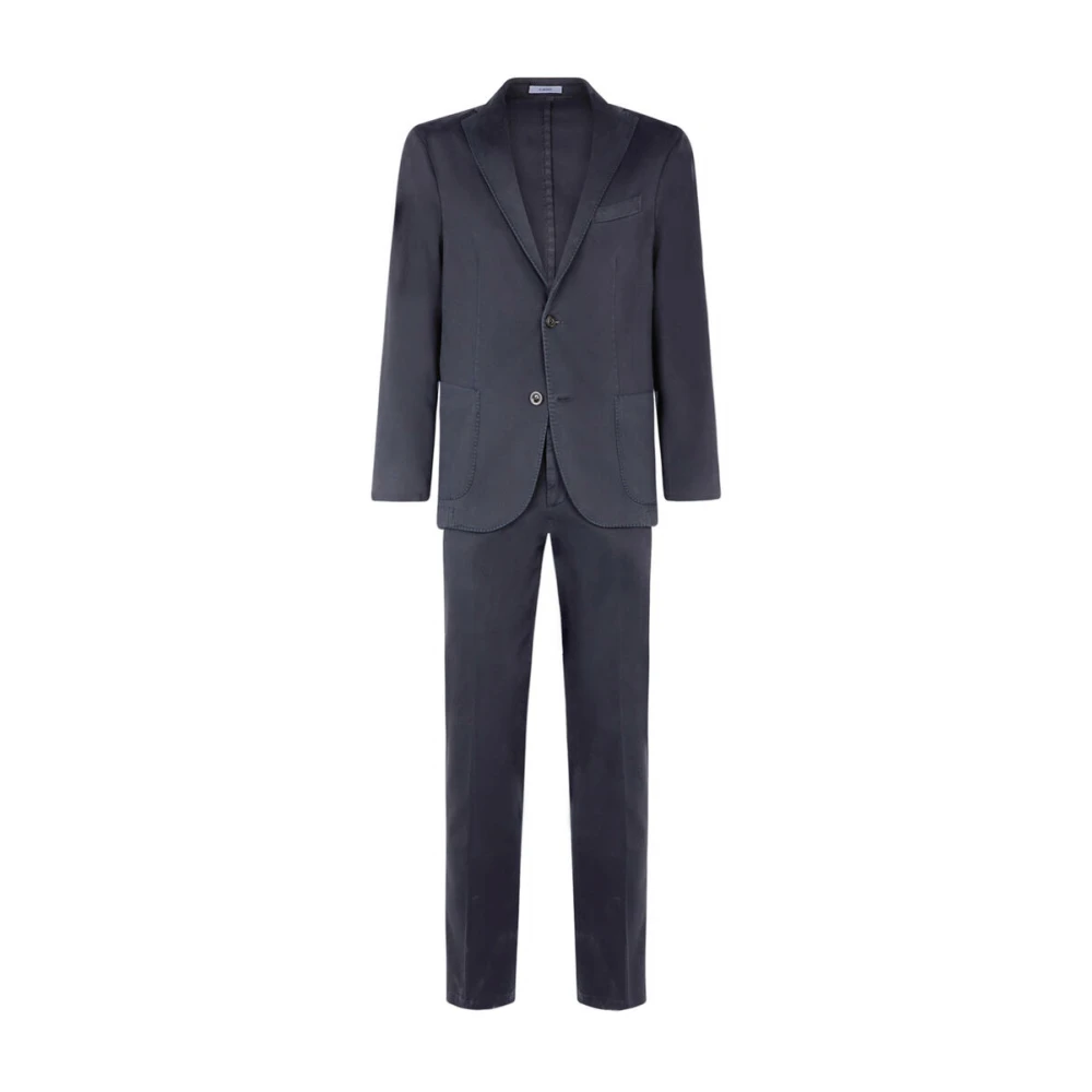Boglioli Casual Stretch Kostuum van Katoen Blue Heren
