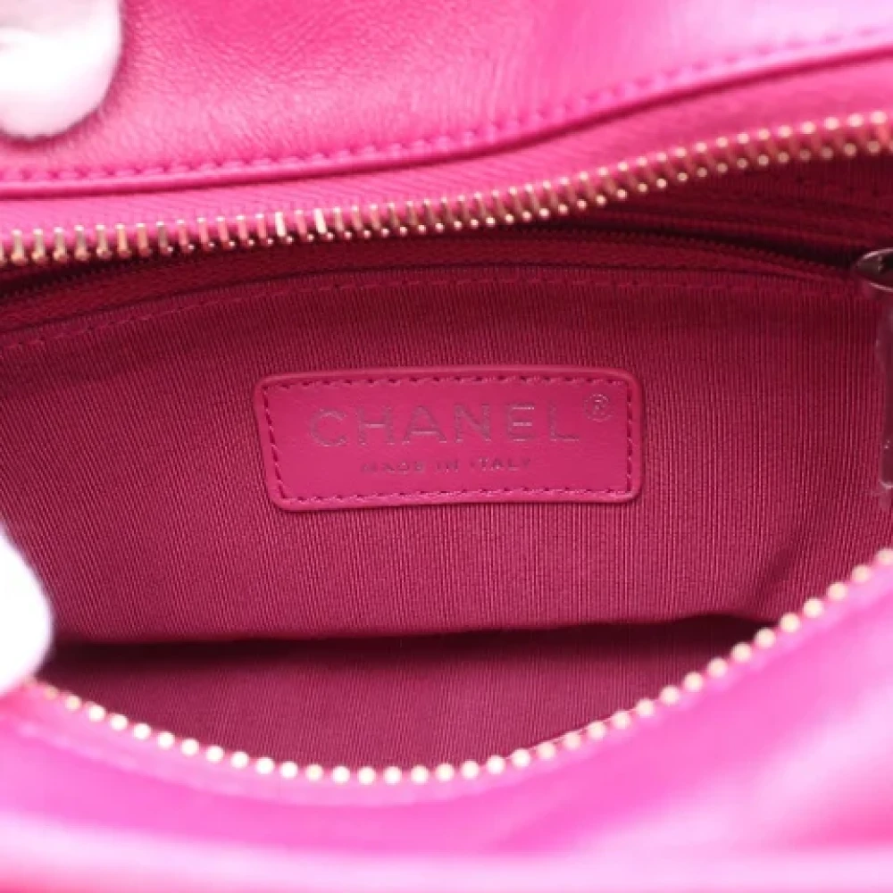 Chanel Vintage Pre-owned Leather shoulder-bags Pink Dames