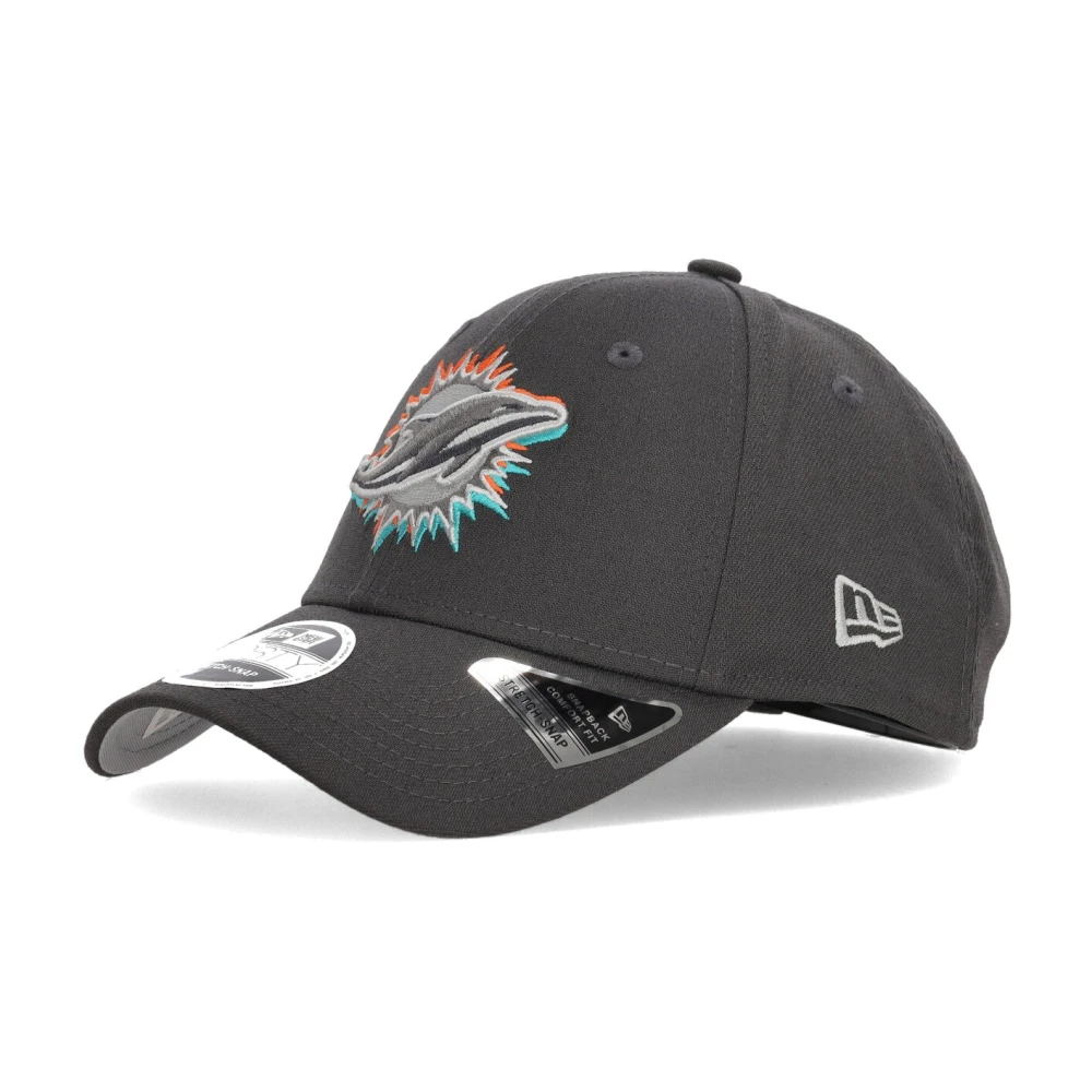 New era Miami Dolphins NFL Draft Curvy Visor Hat Gray Heren