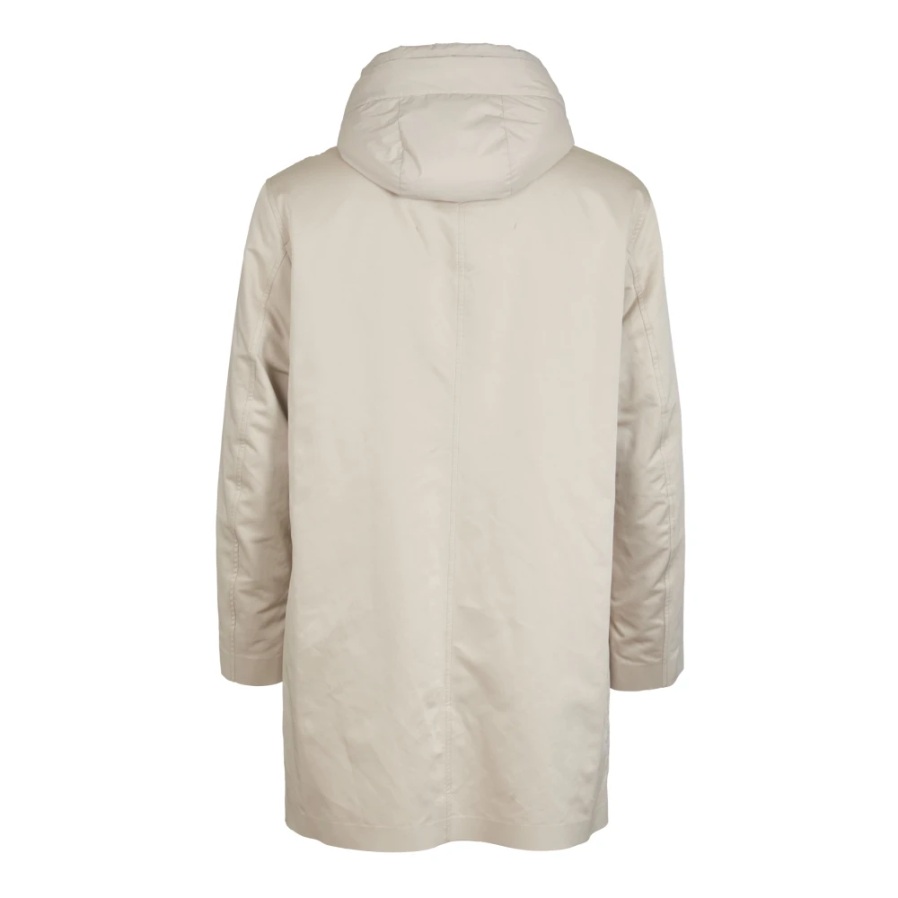 Duno Beige Nylon Jas Beige Heren