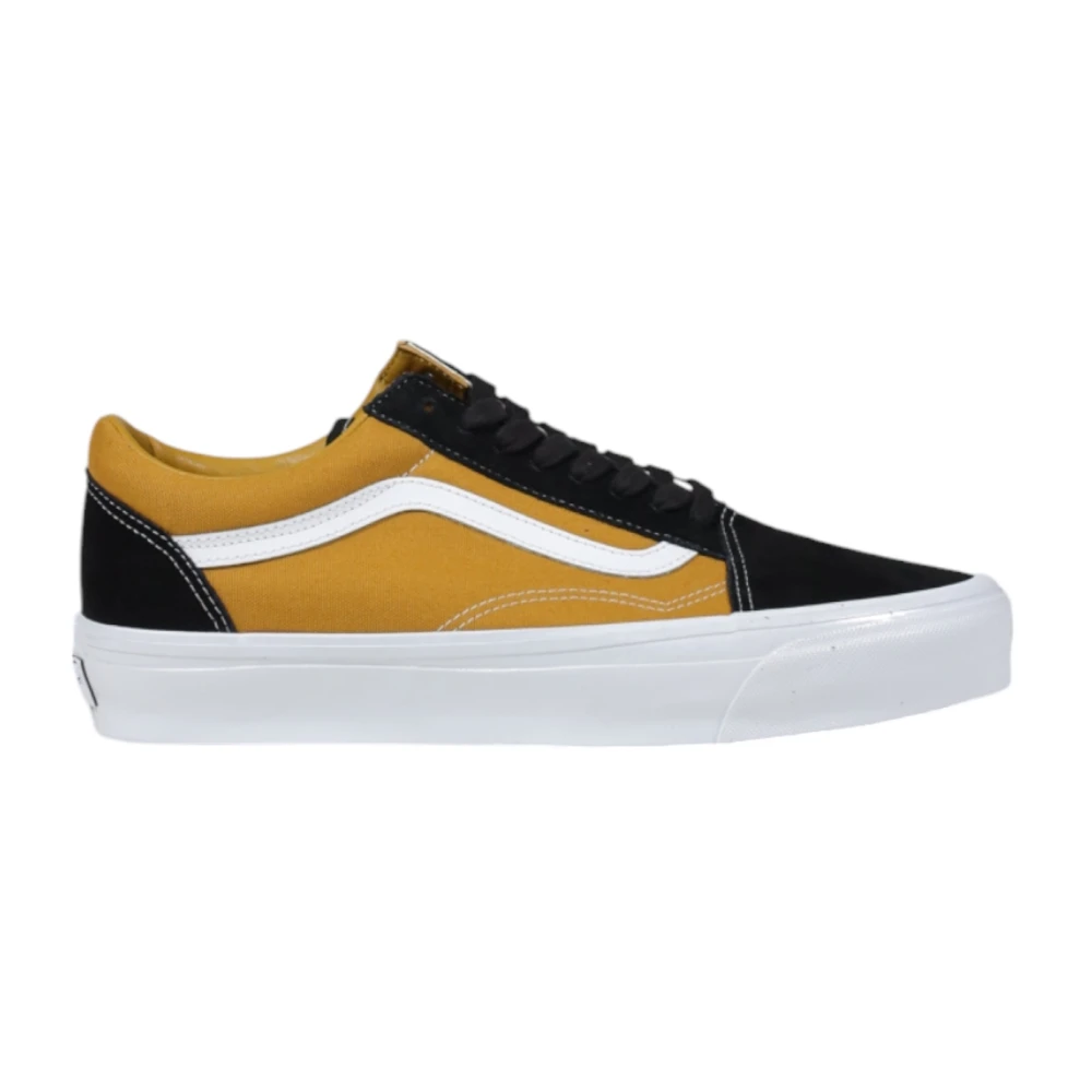 Vans Men's Yellow Sneakers,, Classic Suede Trainers For Size 8 Uk