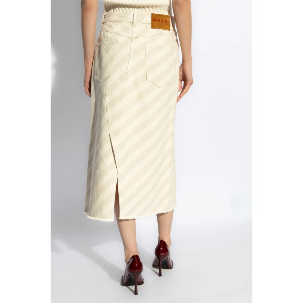 Marni Denim rok Beige Dames