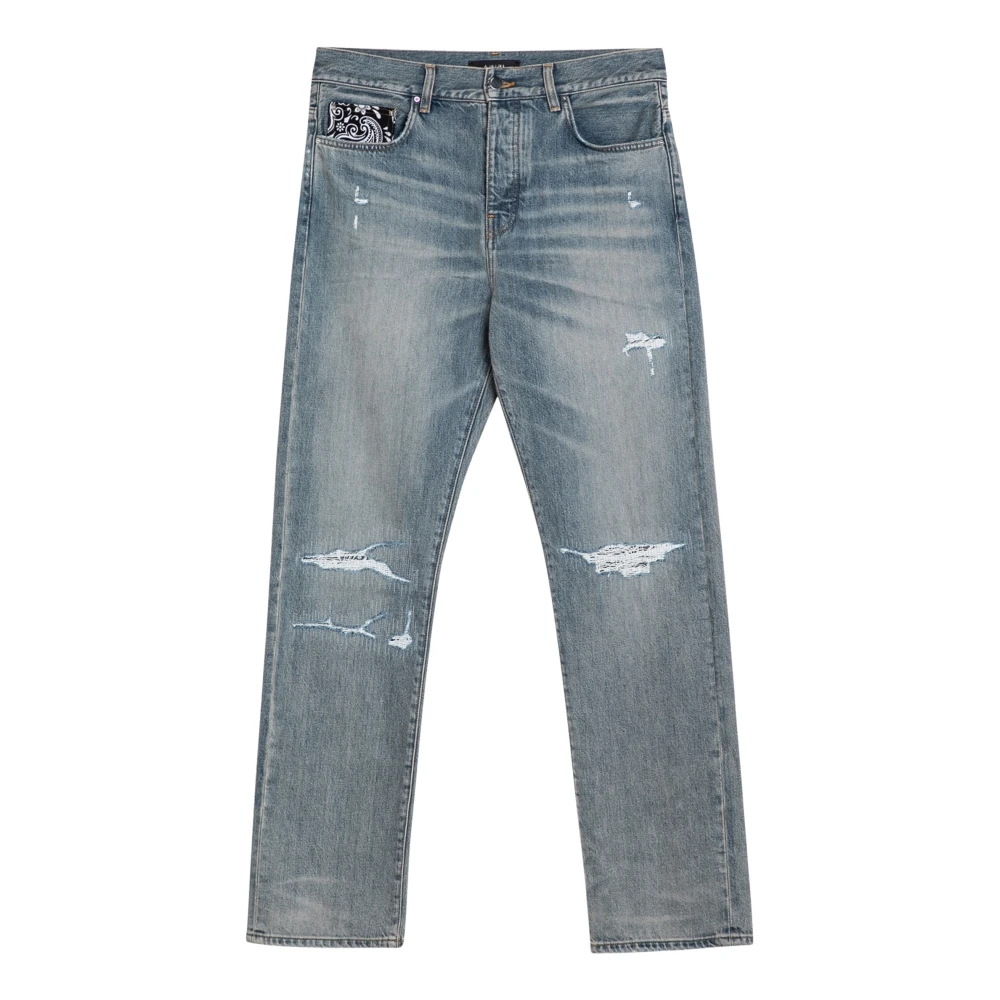 Amiri Regular Fit Denim Jeans Blue Heren