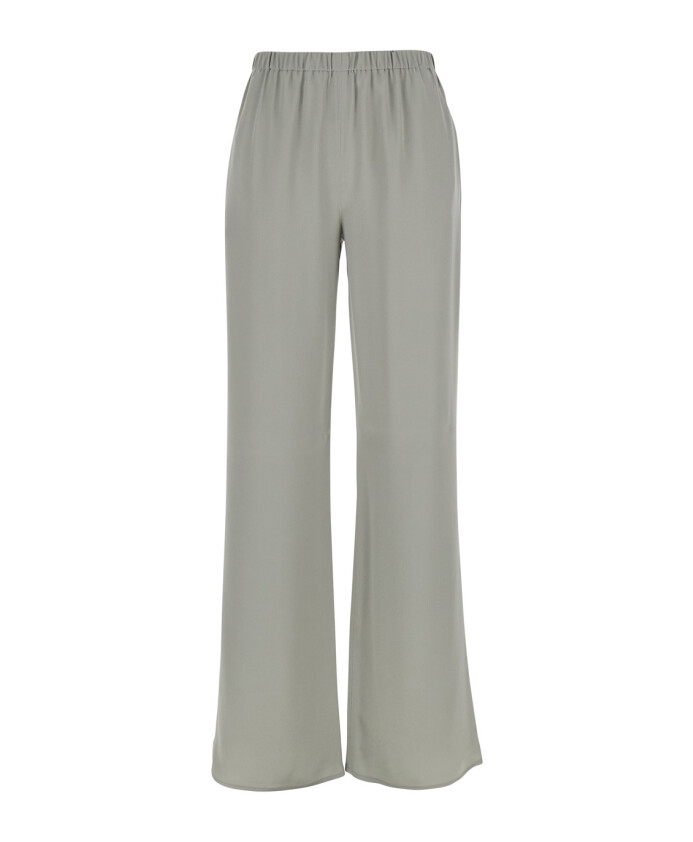 pantalon-large-vert-en-melange-de-soie