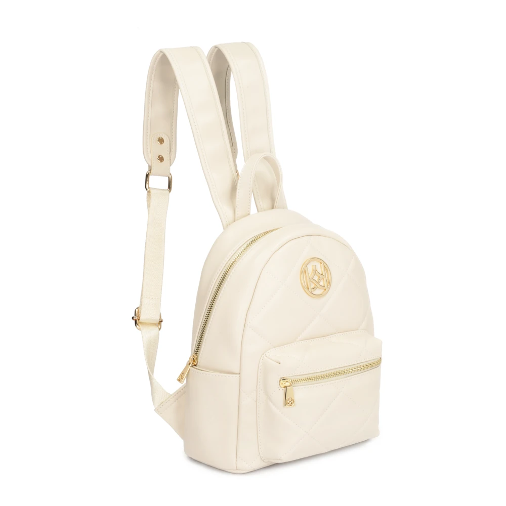Kazar Gewatteerde rugzak in casual stijl Beige Dames