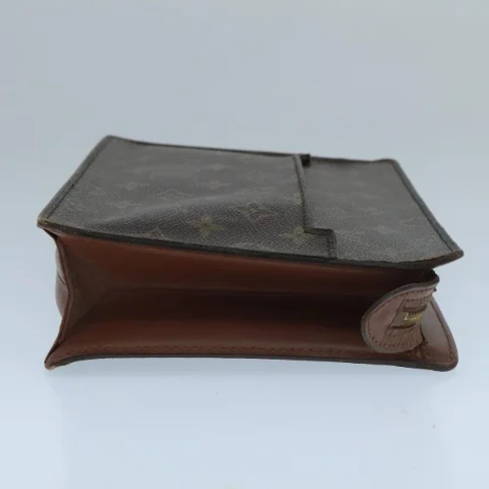 Louis Vuitton Vintage Pre-owned Canvas clutches Brown Dames