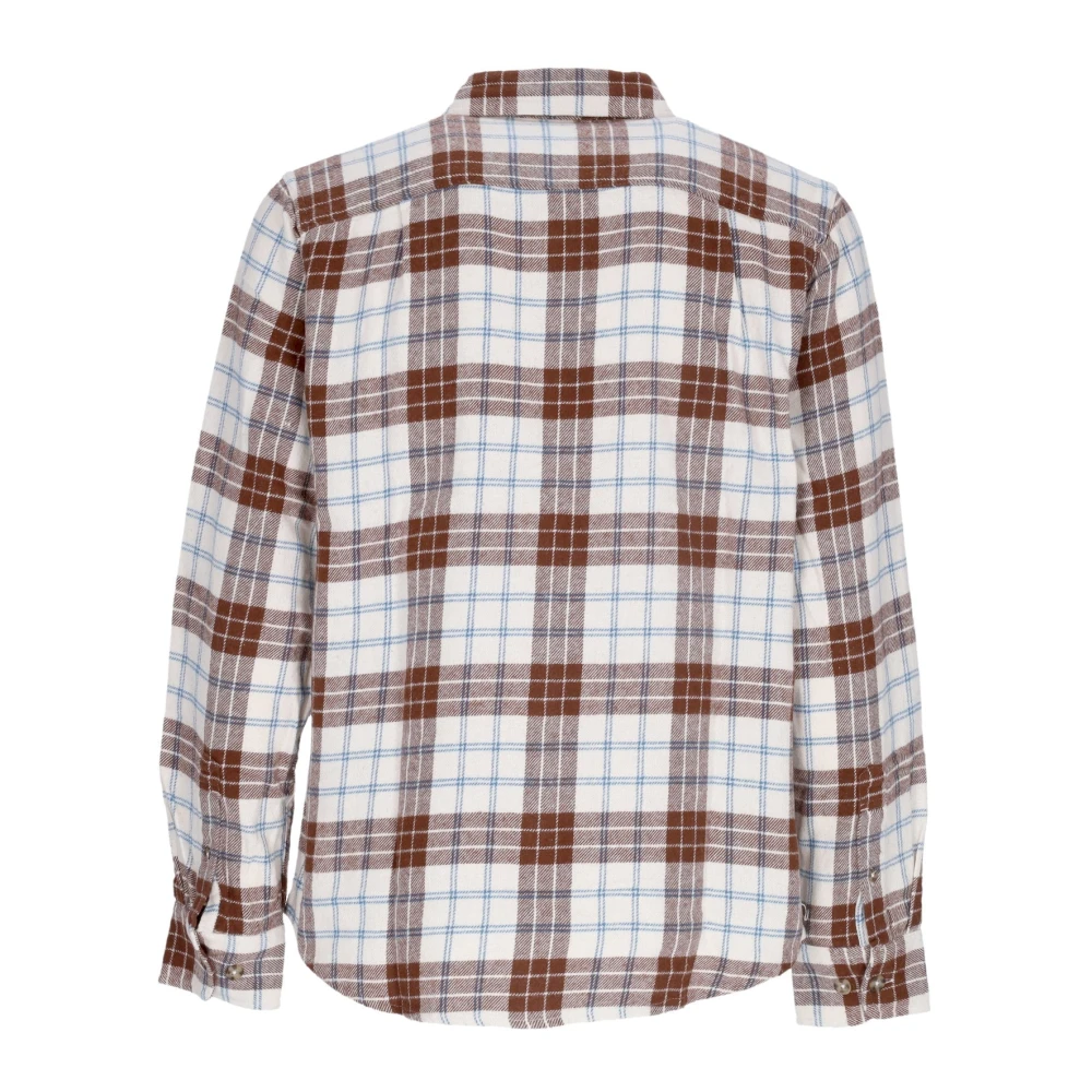 Obey Geruite Flanellen Overhemd Lange Mouw Multicolor Heren