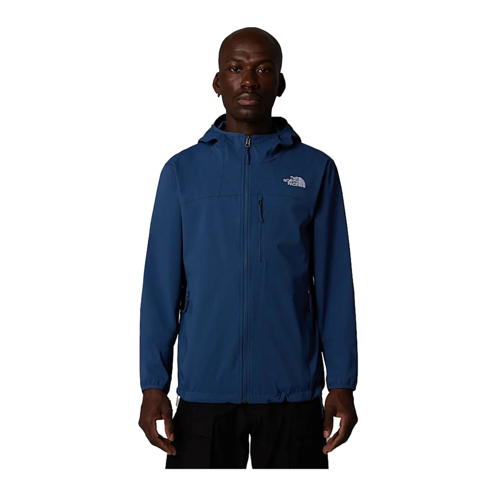 The North Face Nimble Windjack Met Capuchon Blue Heren
