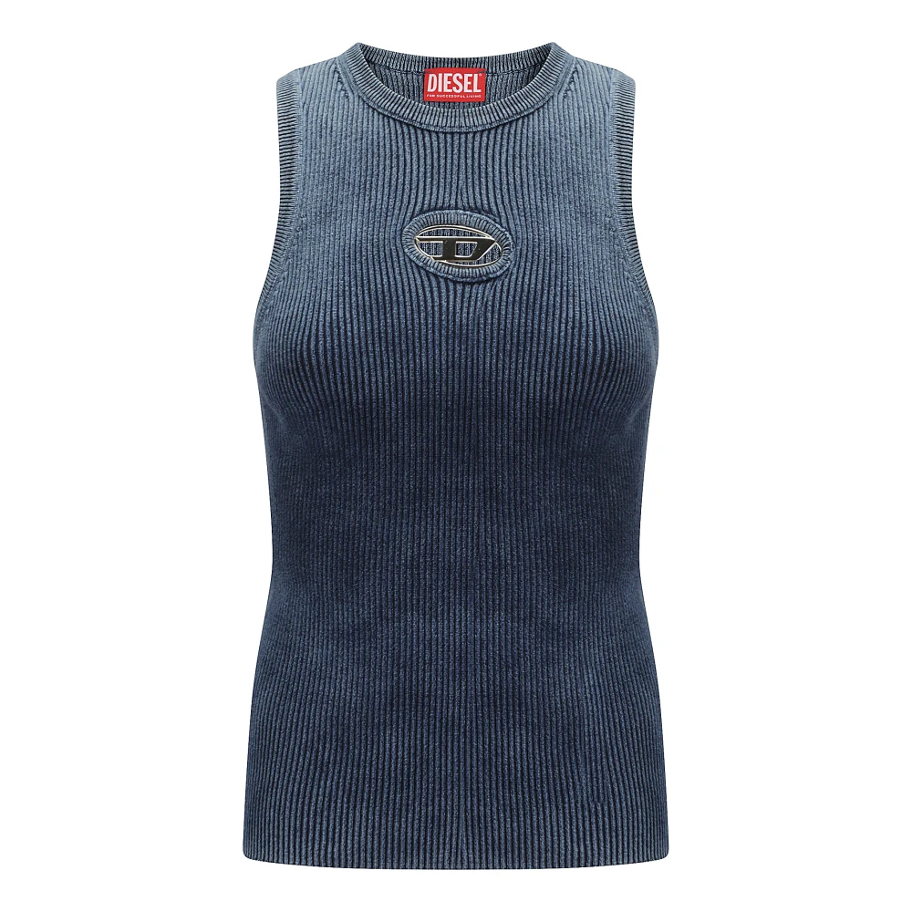 Diesel Anker Top voor Mannen Blue Dames