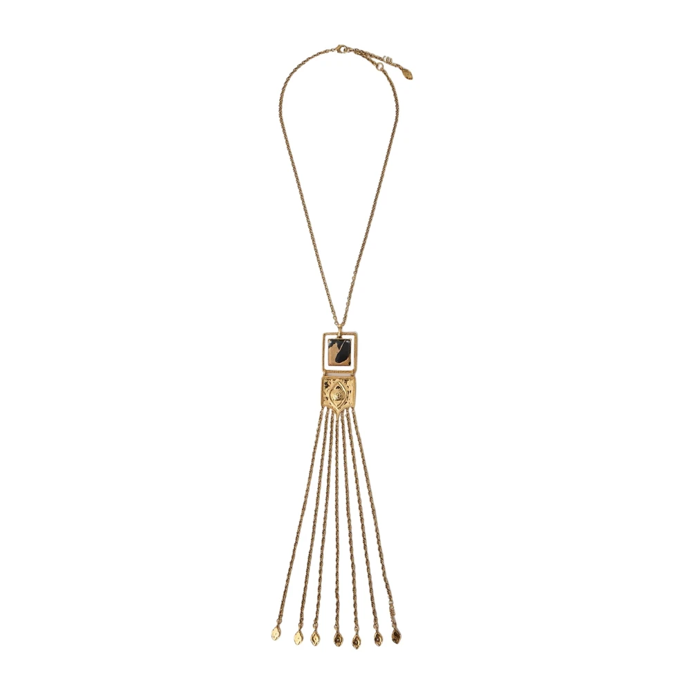 Chloé Women's Gold -Tone Tassel Pendant Necklace