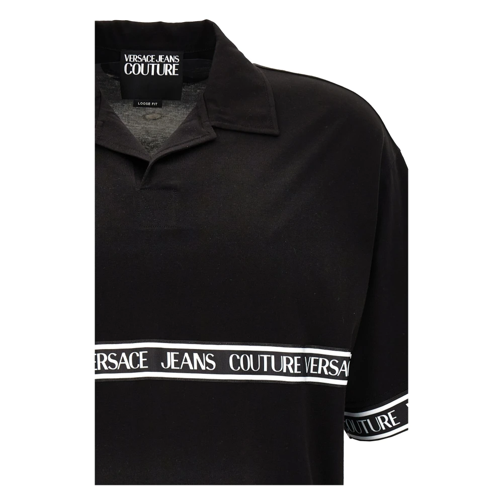 Versace Jeans Couture Stijlvolle T-shirts en Polos Black Heren