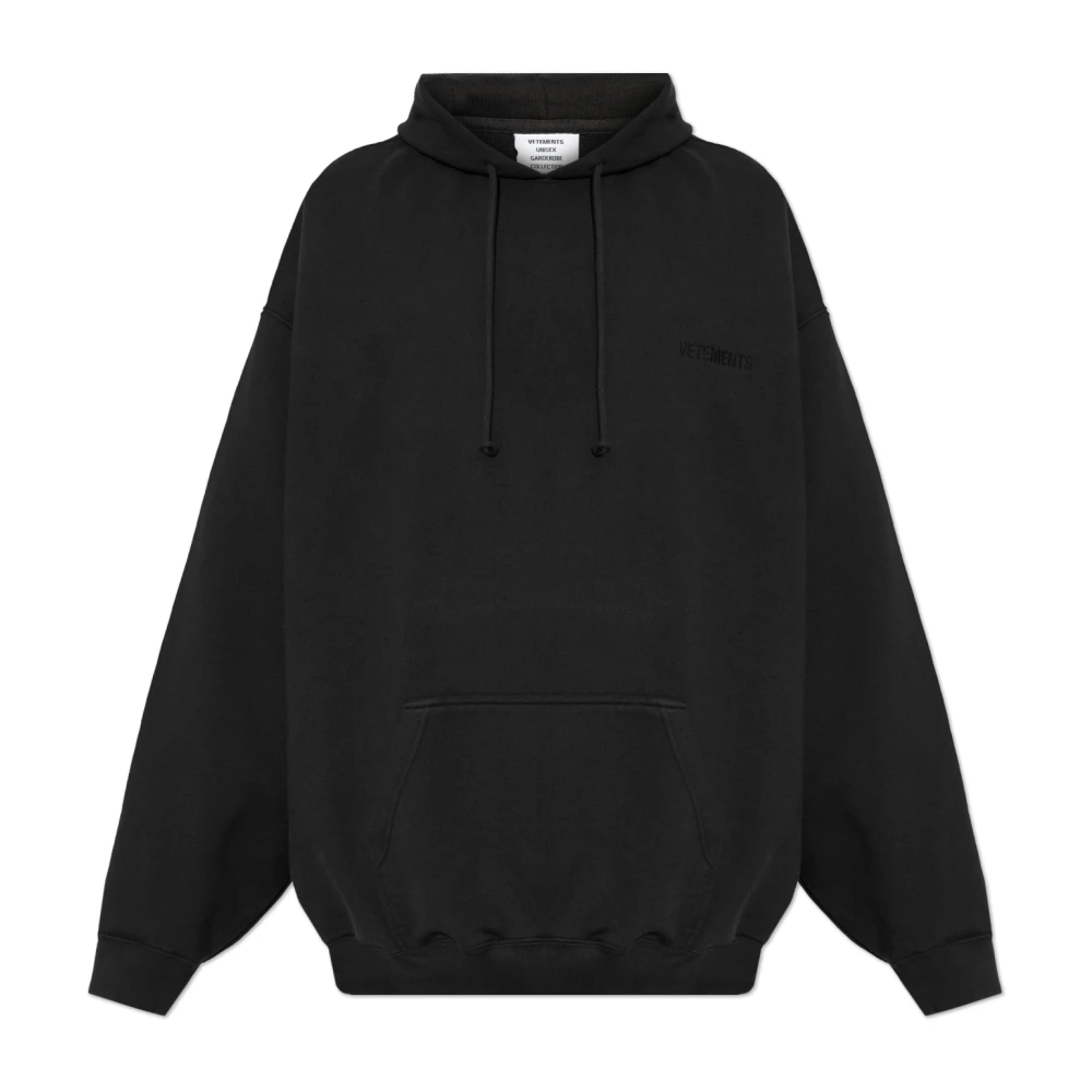 Vetements Sweatshirt met logo Black Heren