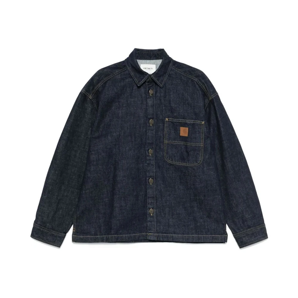 Carhartt WIP Stijlvol Lovilia Shirtjack Camano Blue Heren