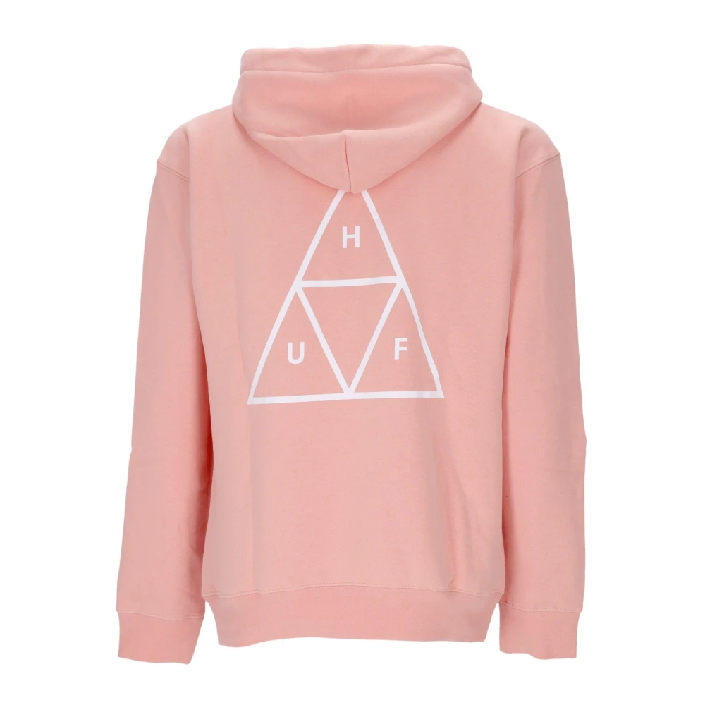 HUF Koraalroze hoodie met kangoeroezak Pink Heren