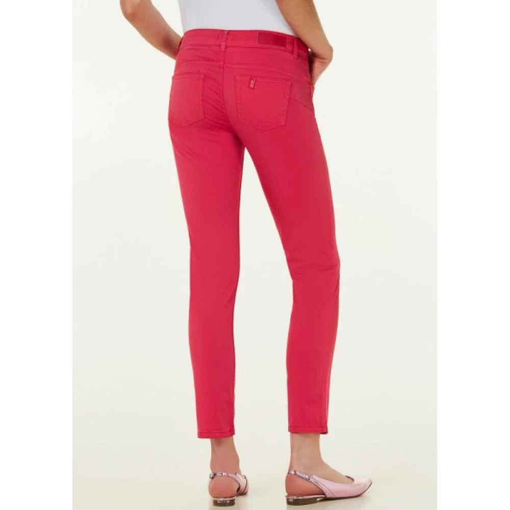 Liu Jo Skinny Roze Broek Pink Dames