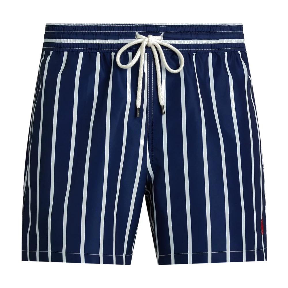 Polo Ralph Lauren Men's Blue Beachwear, S, Traveler Slim-Fit Swim Trunks