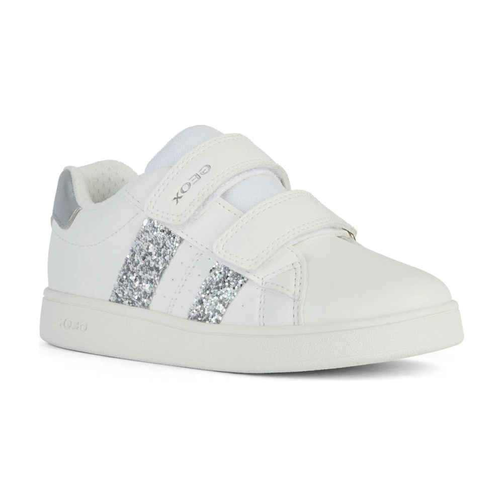 Geox Girls White Sneakers,, Trainers For Kids Size 36 Eu