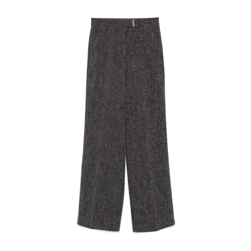 Liu Jo Zachte Grijze Flared Broek Gray Dames