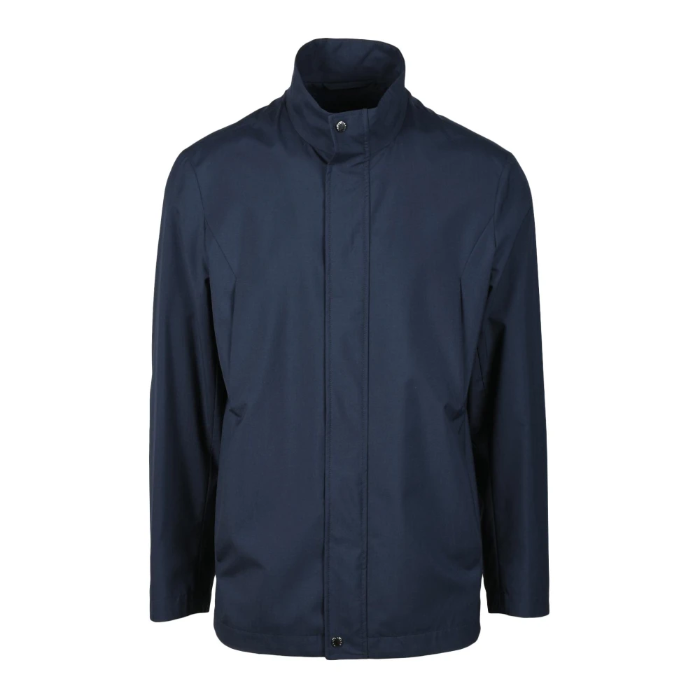PAUL & SHARK Wol Zijde Jas Blue Heren