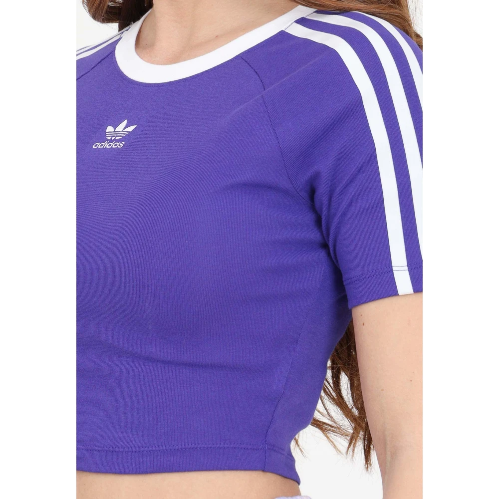 adidas Originals T-Shirts Purple Dames