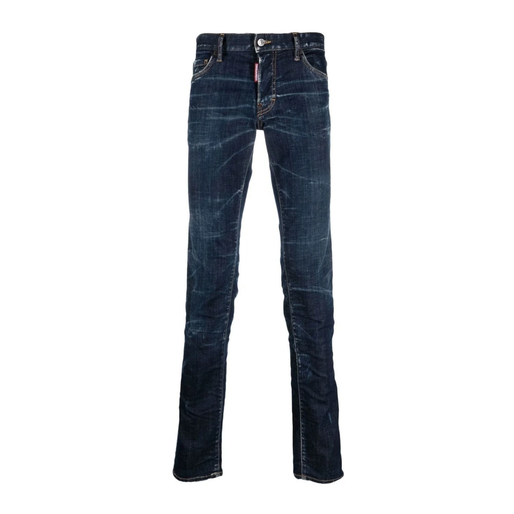 Dsquared2 Men's Blue Slim Fit Jeans, 3XL, Skinny Jeans With 5 Pockets
