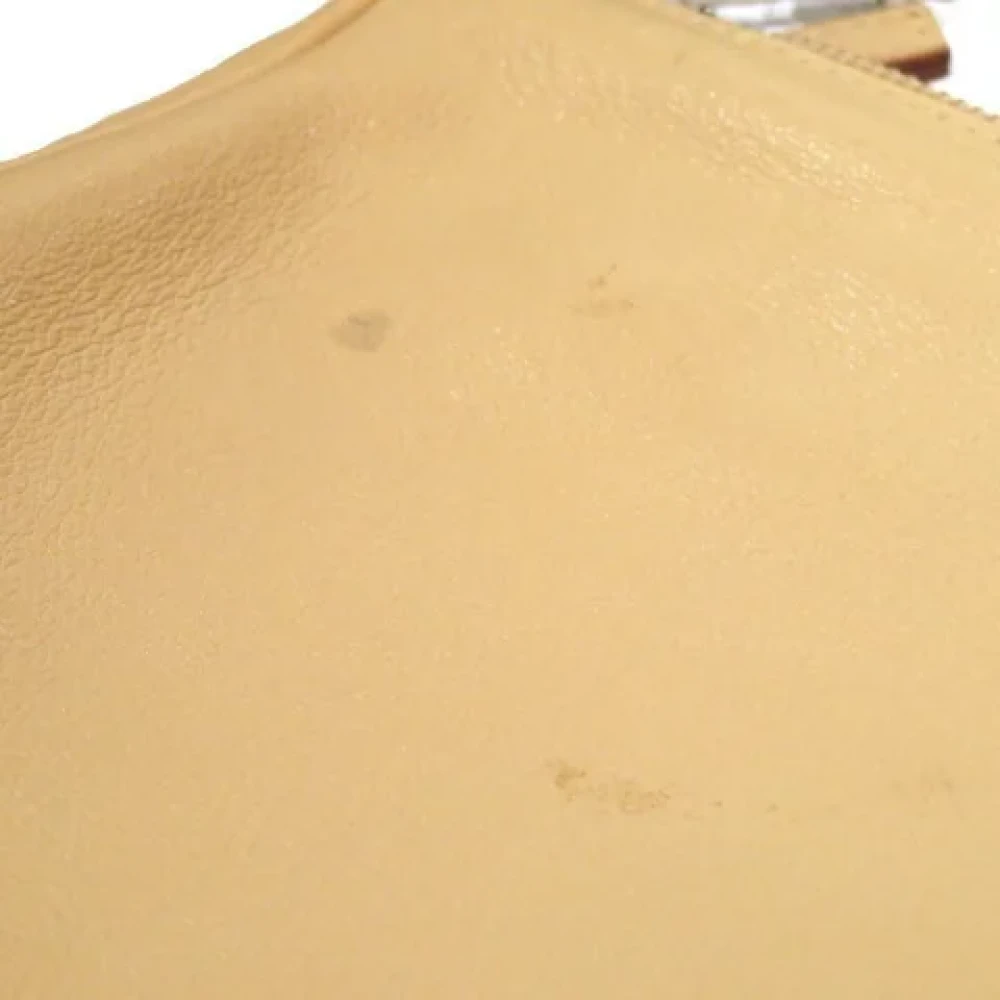 Gucci Vintage Pre-owned Leather handbags Beige Dames