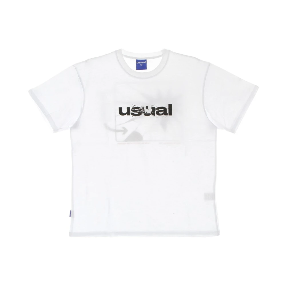 Usual Witte Hammer Tee Heren T-shirt White Heren