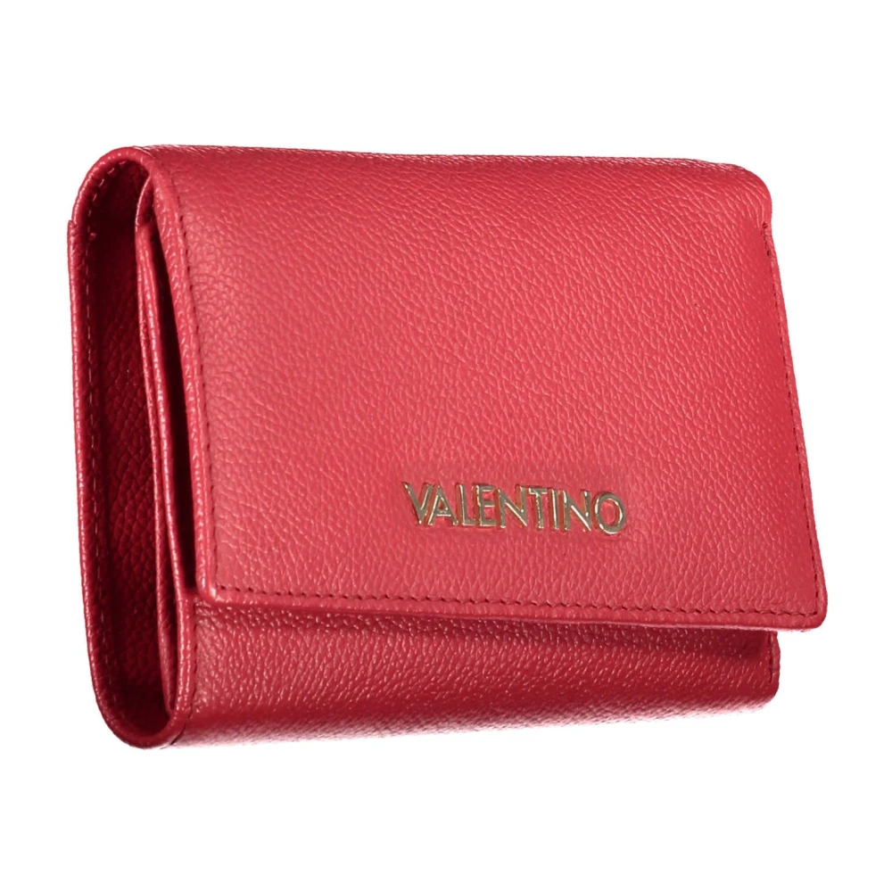 Valentino by Mario Valentino Rode Damesportemonnee met Logo Sluiting Red Dames