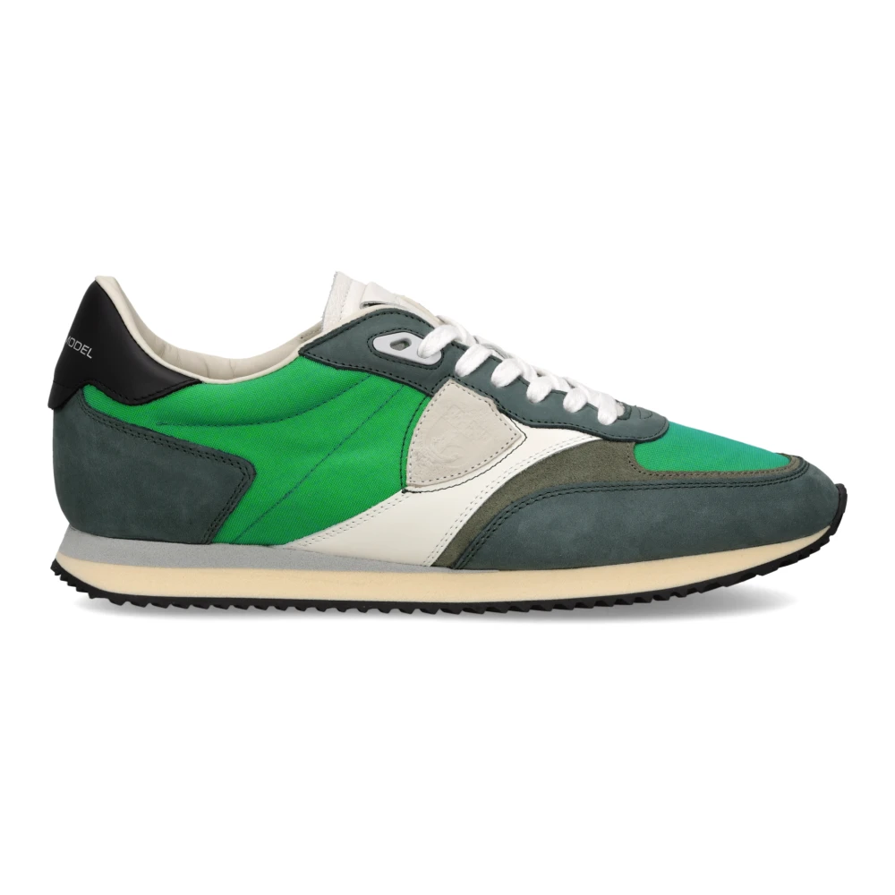 Philippe Model Uomo Verde - Blville Running Sneakers - Shoes - 42 Eu