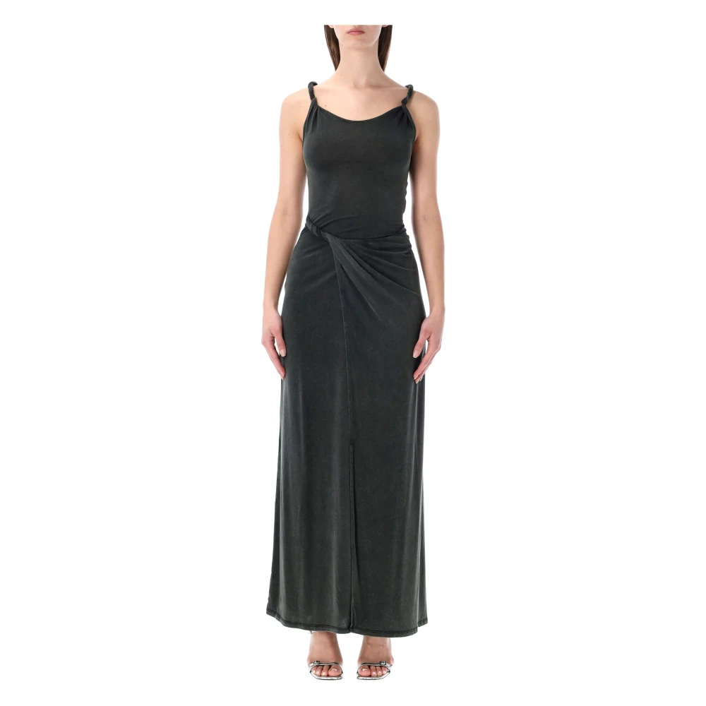 Diesel Women's Black D-Estiga S1 Long Dress - Maxi Dresses - S - Dresses
