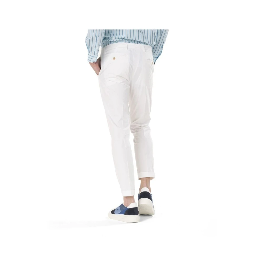 Harmont & Blaine Stretch Chino Broek White Heren