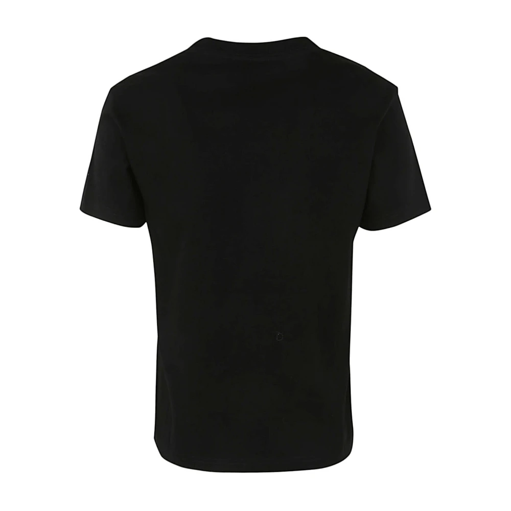 Lanvin Geborduurd Regular T-Shirt Black Dames