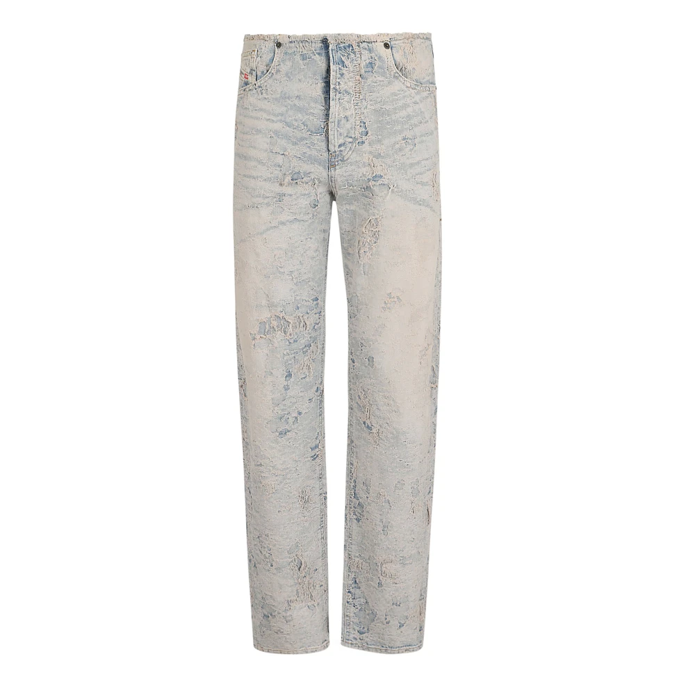 Diesel Blauwe Jeans Damesmode Aw24 Blue Dames