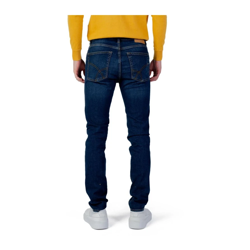 GAS Blauwe Skinny Jeans met Elastaan Blue Heren