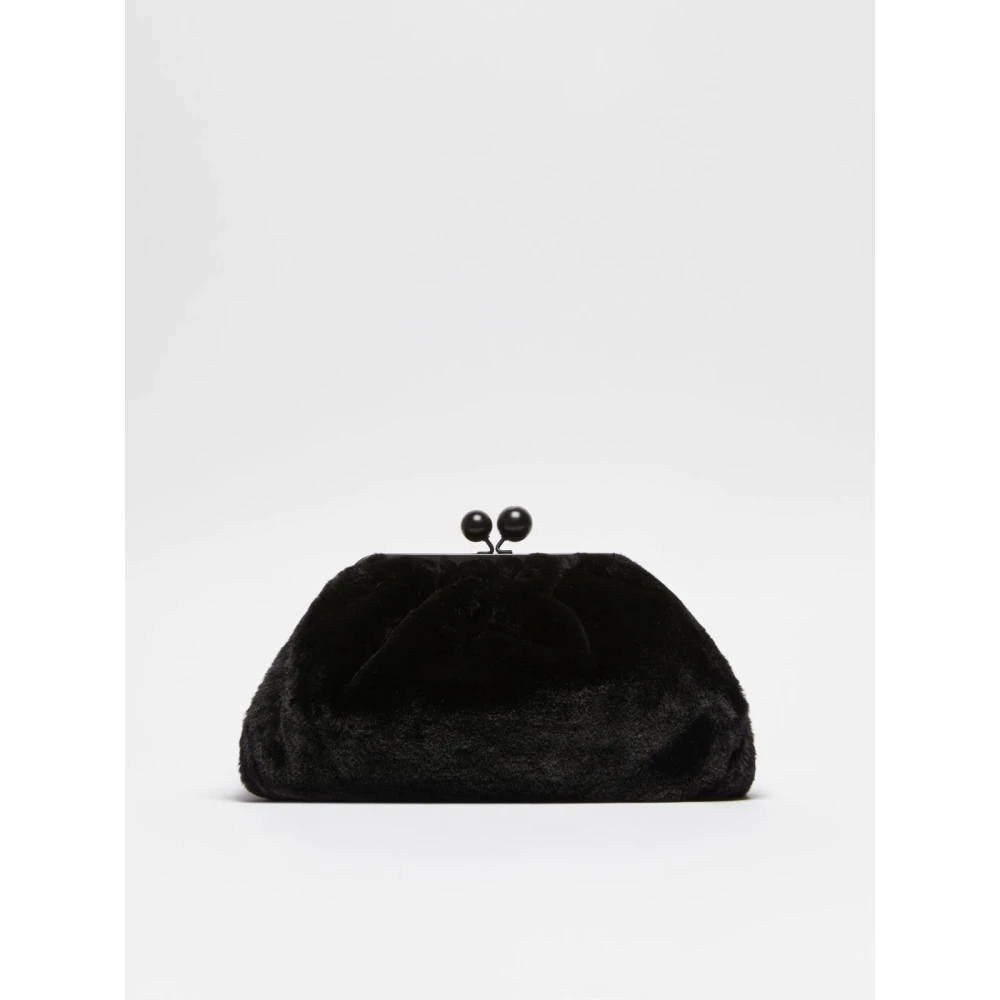 Max Mara Weekend Stijlvolle Pasticcino Tas met Karvane Stof Black Dames