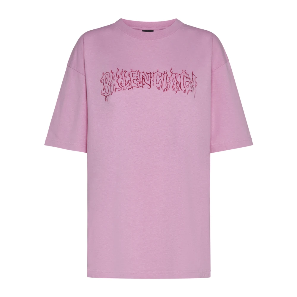 Balenciaga Stijlvolle T-shirts en Polos Pink Dames