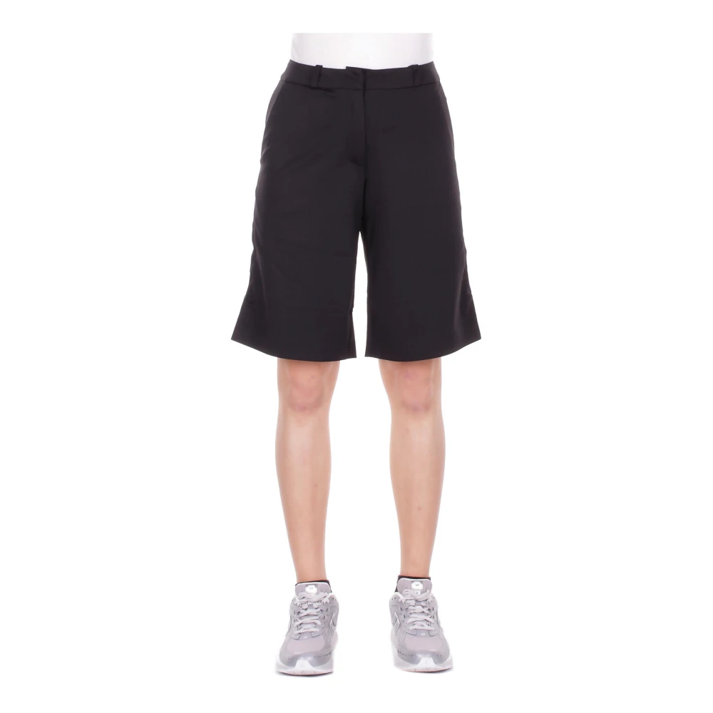 K-Way Vrouw Zwart Korte Broeken Dames, Xs, Nylon, Bermuda