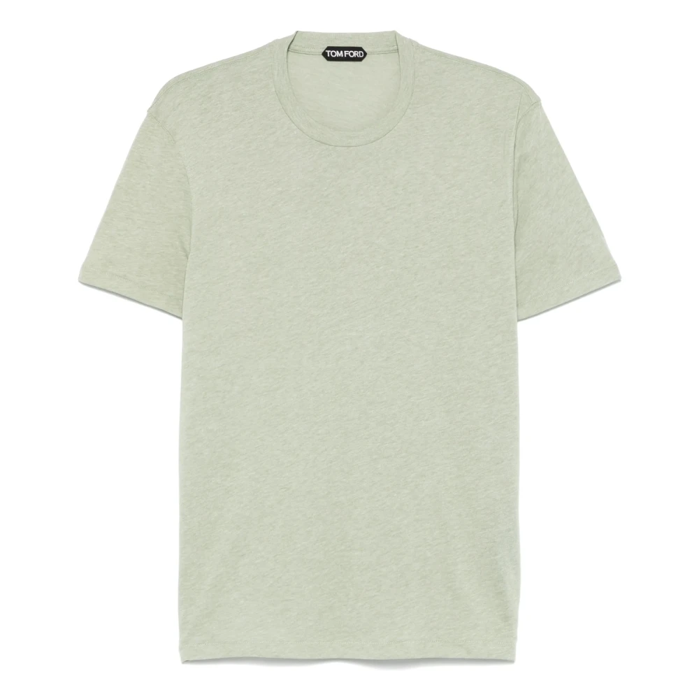 Tom Ford Katoenmix T-shirt Green Heren