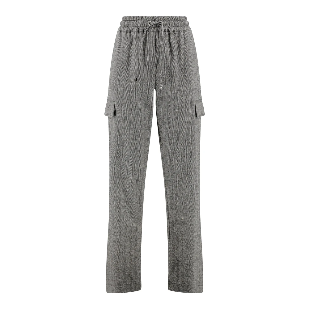 D.Exterior Elegante Broek voor Vrouwen Gray Dames