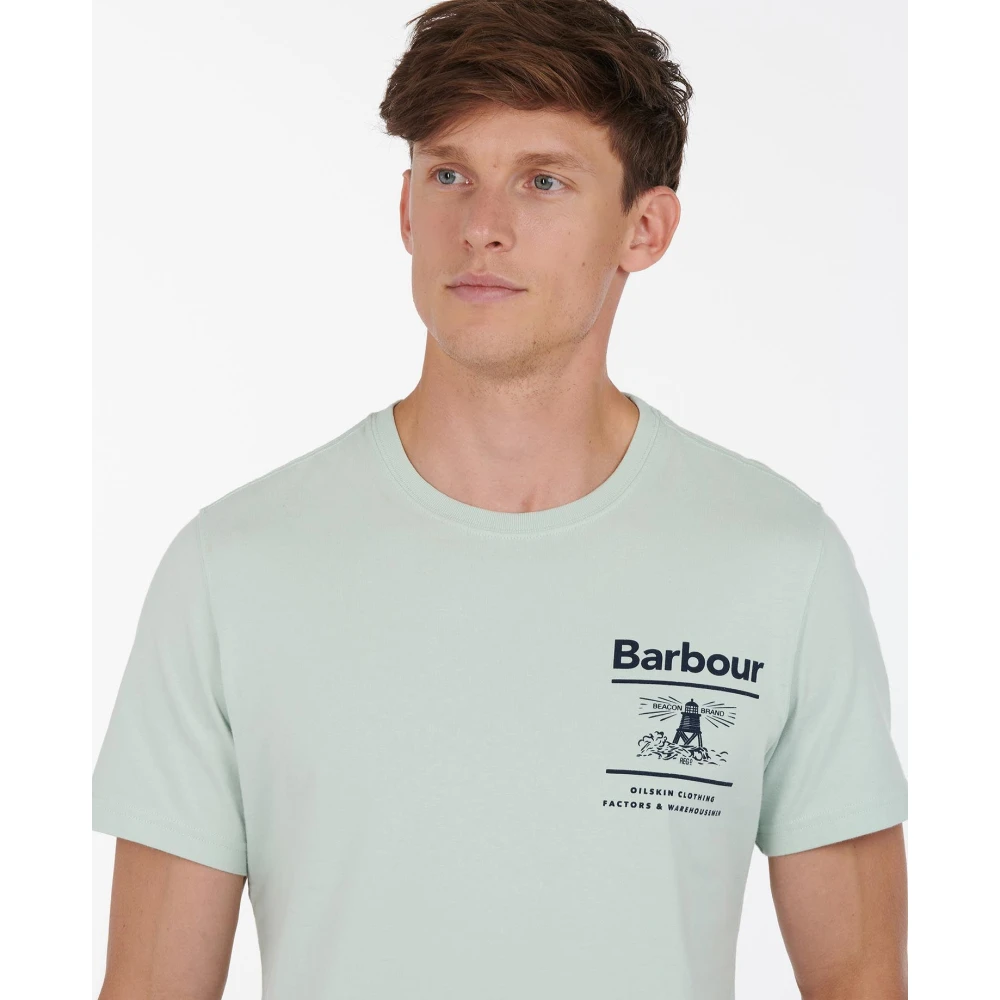 Barbour Nautisch geïnspireerd Chanonry T-shirt Green Heren